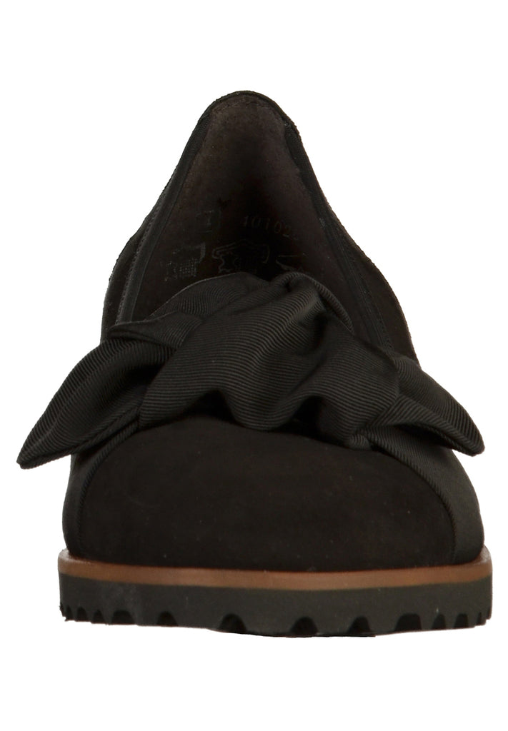 Gabor Slipper Nubukleder Schwarz - surf4shoes