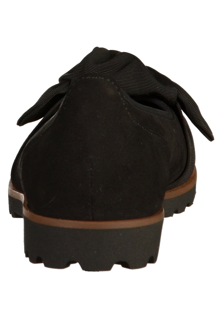 Gabor Slipper Nubukleder Schwarz - surf4shoes