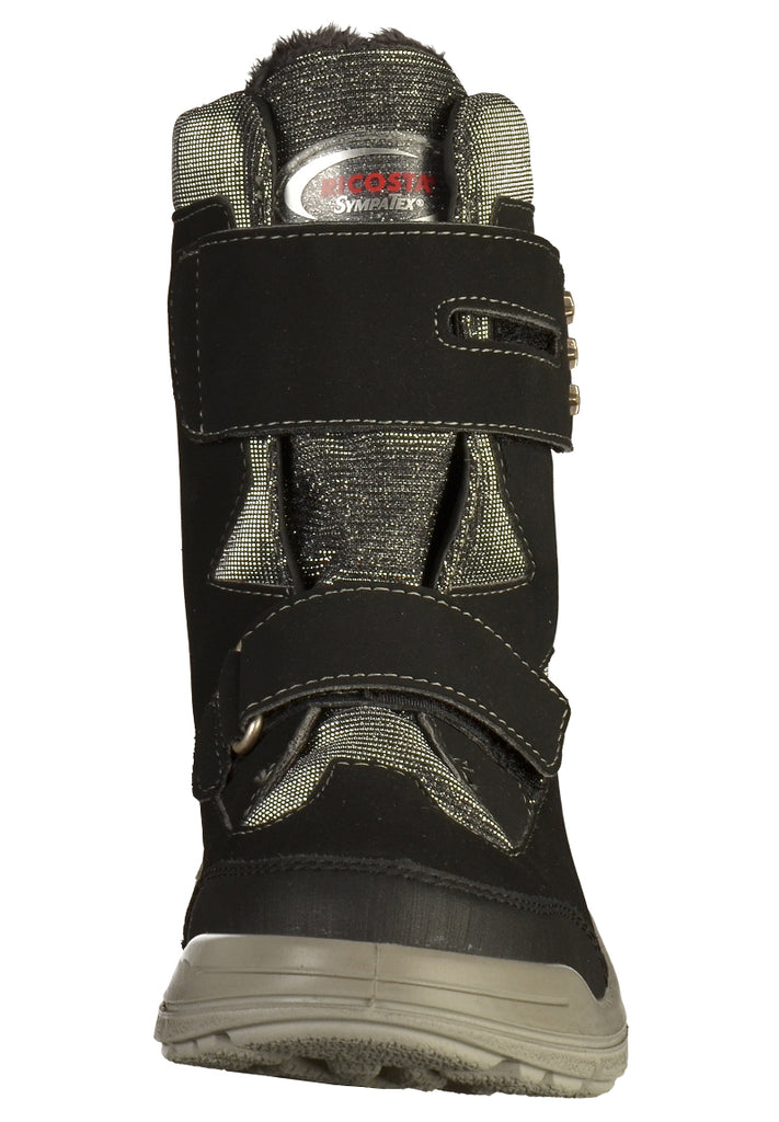 Ricosta Stiefelette Leder/Textil Schwarz - surf4shoes