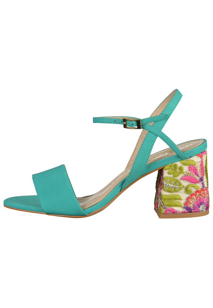 Bronx Sandalen Nubukleder Türkis - surf4shoes