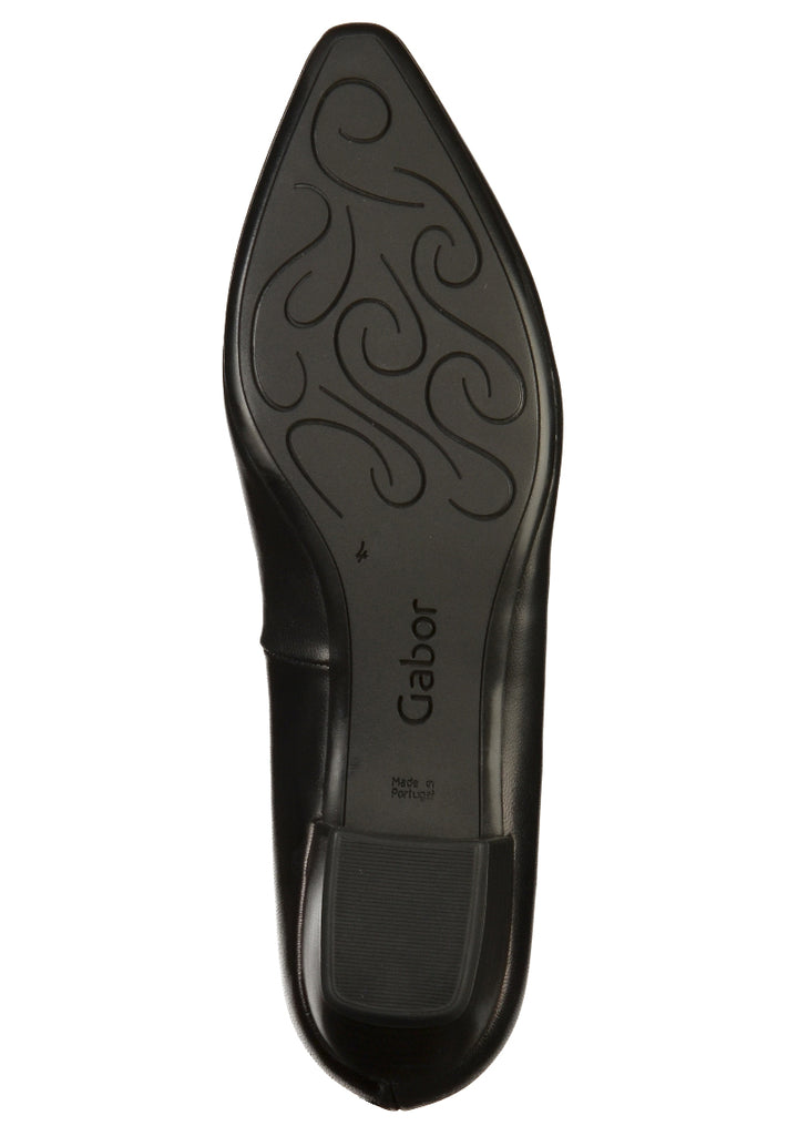 Gabor Pumps Glattleder Schwarz - surf4shoes
