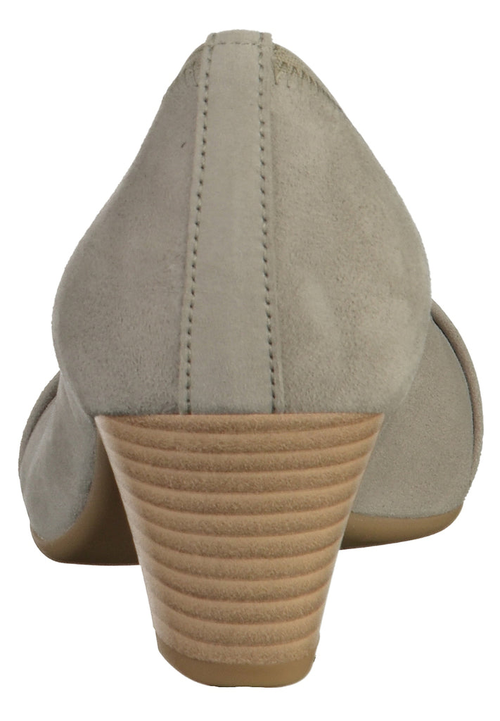 Gabor Pumps Nubukleder Grau - surf4shoes