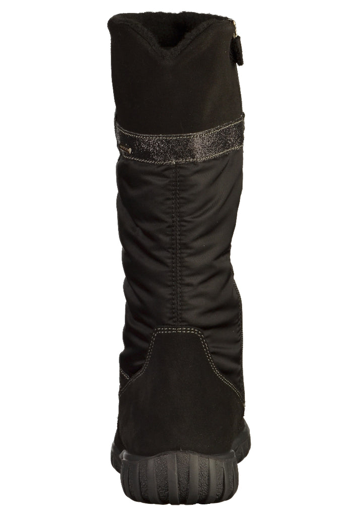 Primigi Stiefel Leder/Textil Schwarz - surf4shoes