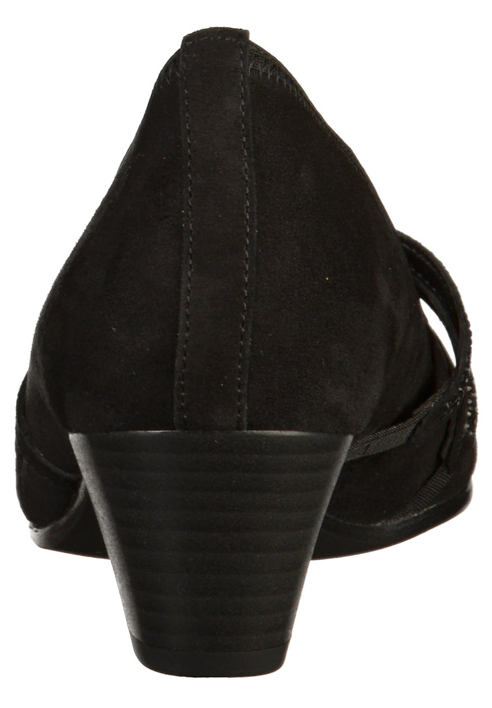 Gabor Pumps Nubukleder Schwarz - surf4shoes