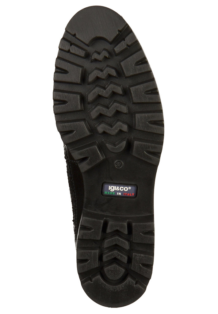 IGI&CO Halbschuhe Leder Schwarz - surf4shoes