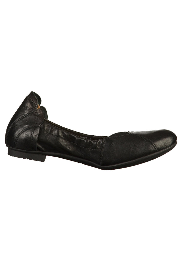 Think! Ballerinas Leder Schwarz - surf4shoes