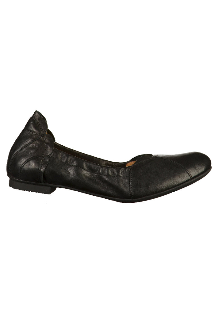 Think! Ballerinas Leder Schwarz - surf4shoes