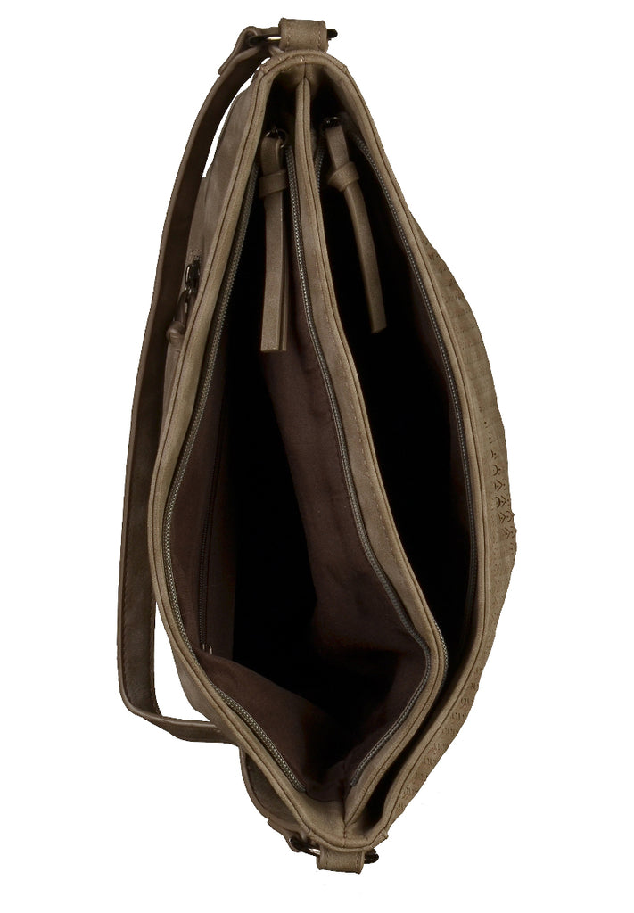 Rieker Taschen Lederimitat Braun - surf4shoes