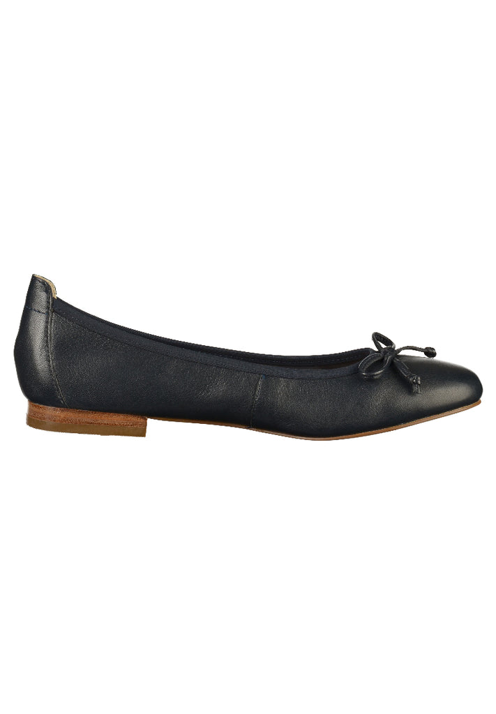 Caprice Ballerinas Leder Dunkelblau - surf4shoes