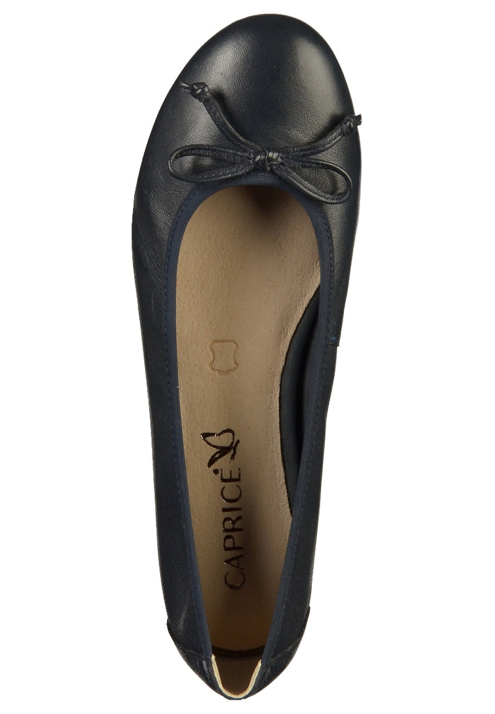 Caprice Ballerinas Leder Dunkelblau - surf4shoes