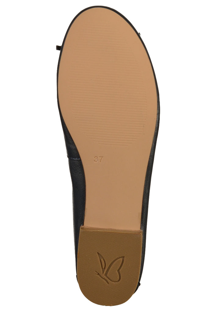Caprice Ballerinas Leder Dunkelblau - surf4shoes