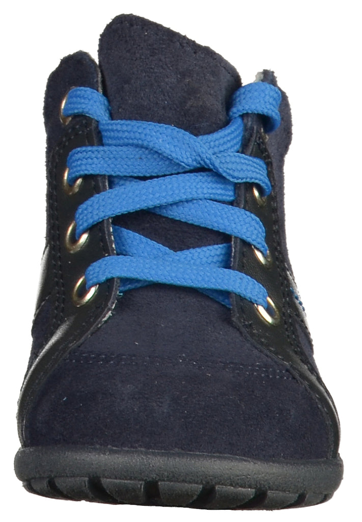 Richter Halbschuhe Veloursleder Dunkelblau - surf4shoes