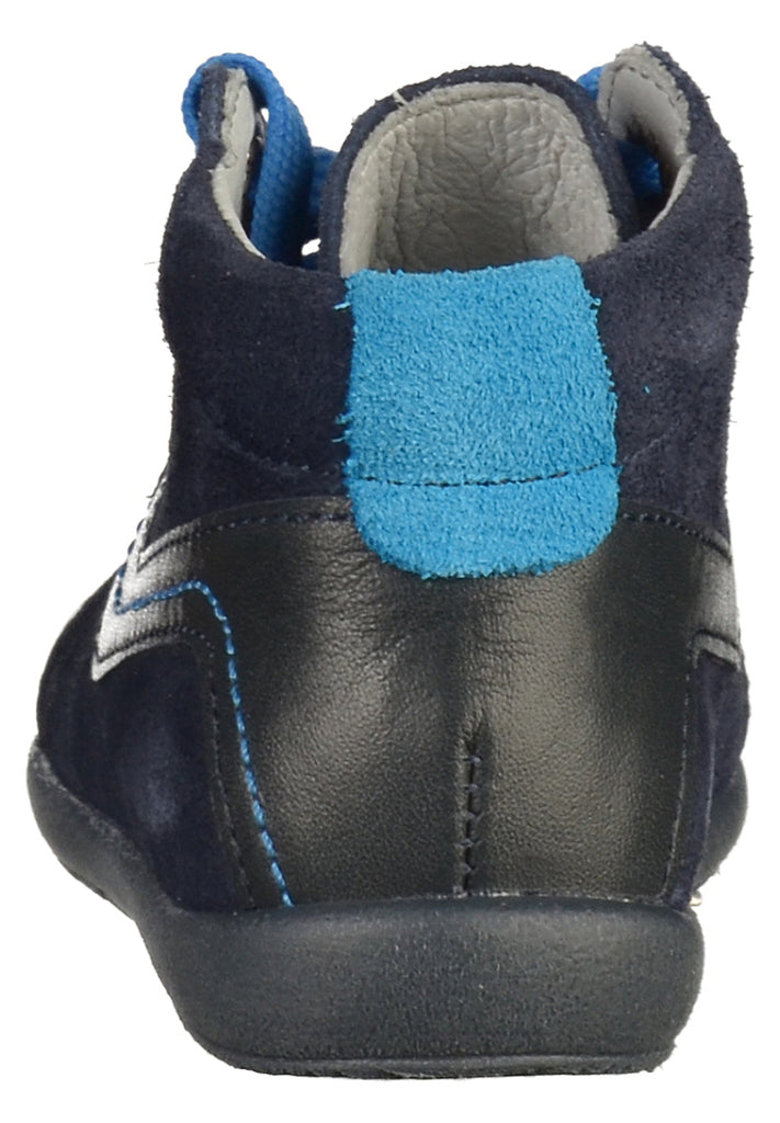 Richter Halbschuhe Veloursleder Dunkelblau - surf4shoes