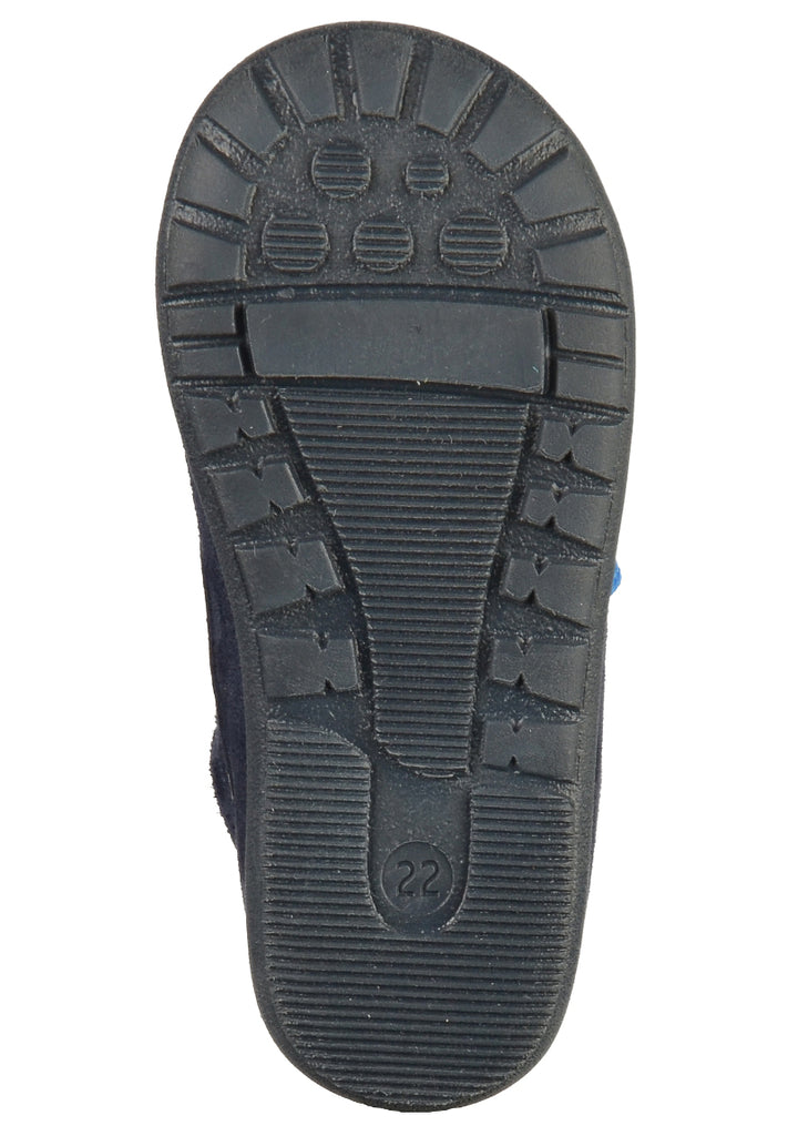 Richter Halbschuhe Veloursleder Dunkelblau - surf4shoes