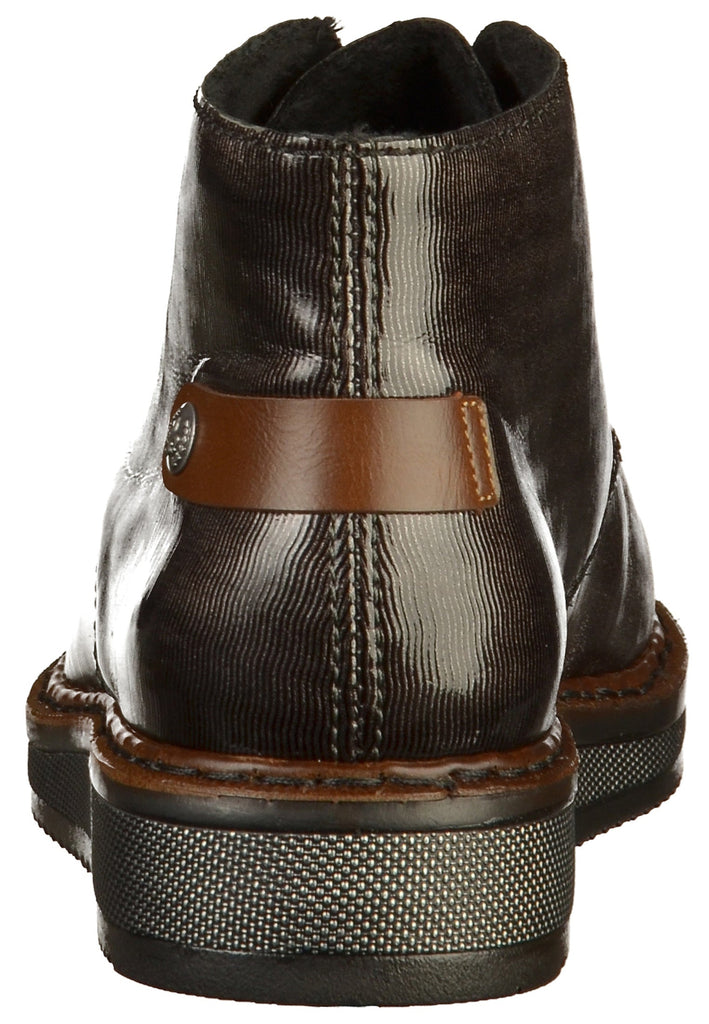 Rieker Stiefelette Lederimitat Grau - surf4shoes