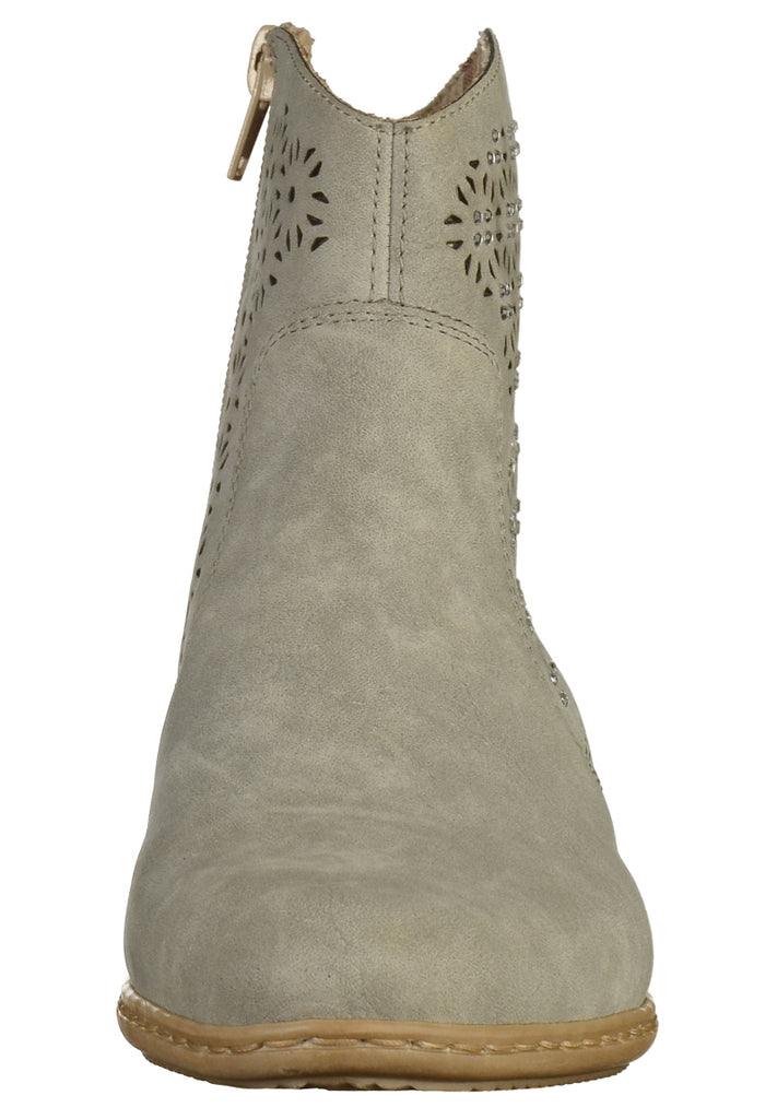 Rieker Stiefelette Textil Grau - surf4shoes