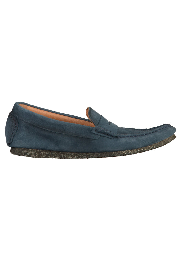 Replay Mokassin Leder Blau - surf4shoes