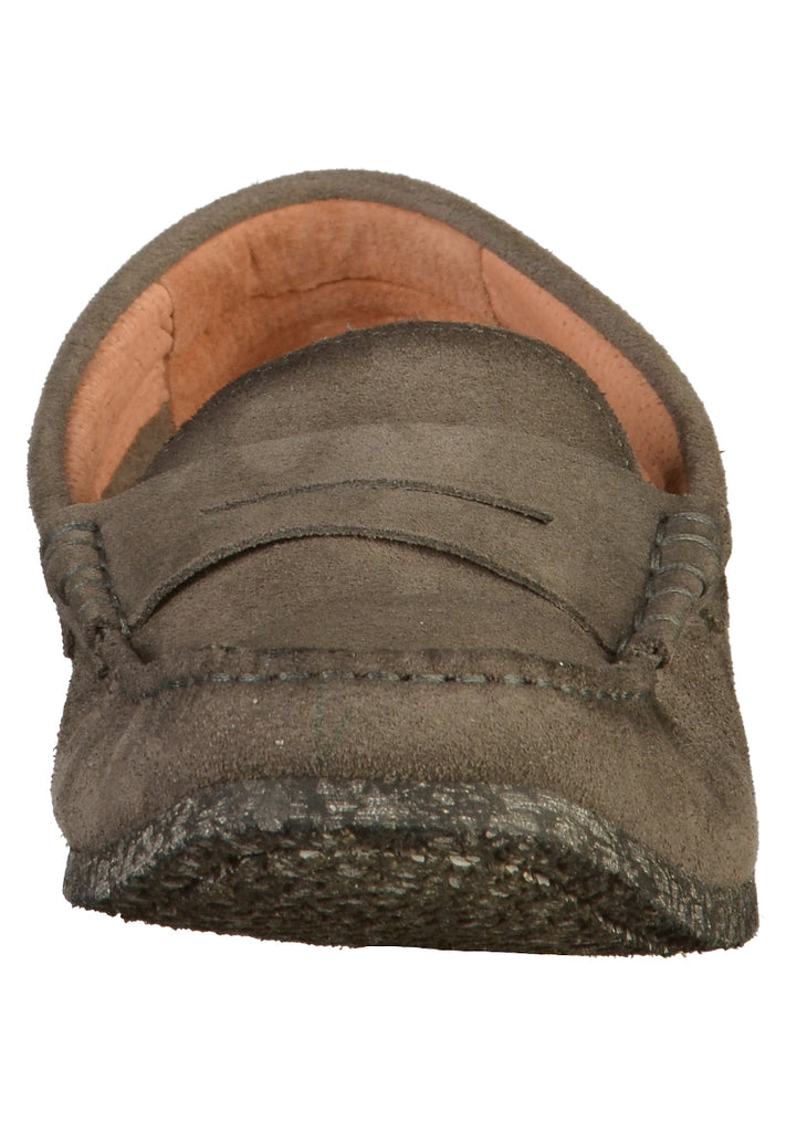 Replay Mokassin Leder Dunkelgrau - surf4shoes