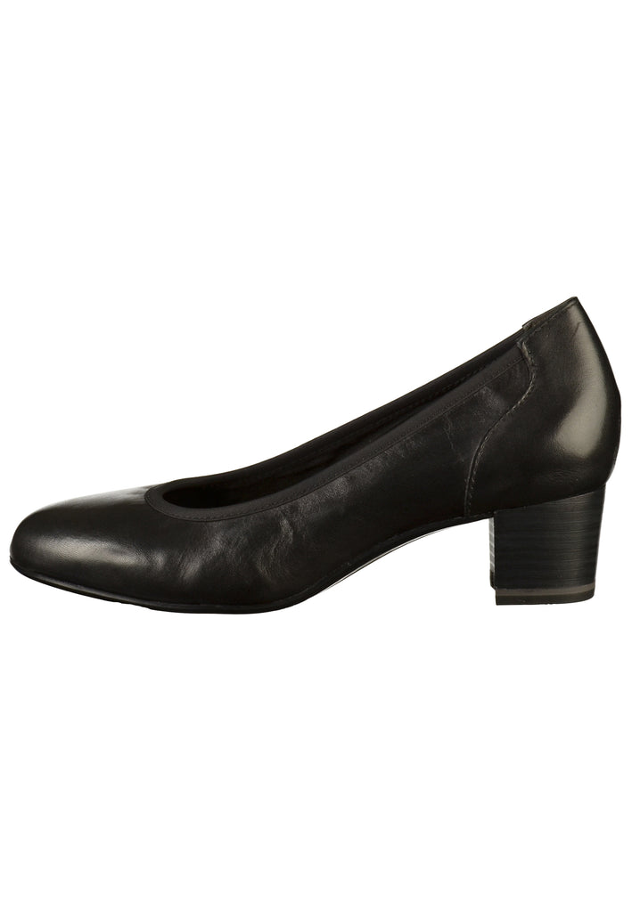 Tamaris Pumps Leder Schwarz - surf4shoes