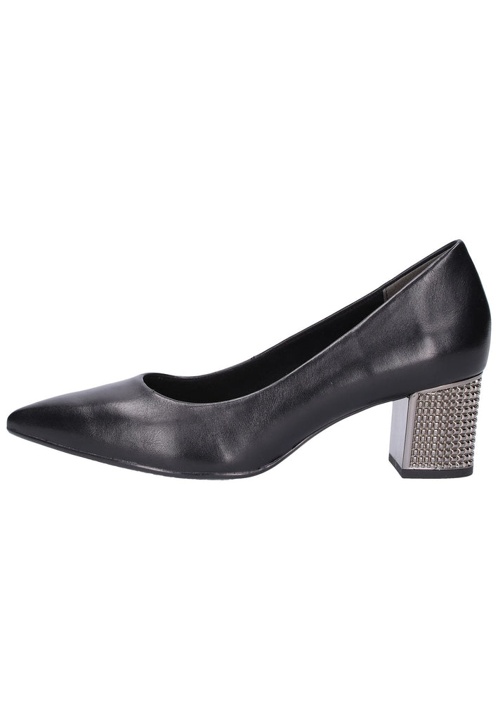 Tamaris Pumps Leder Schwarz - surf4shoes