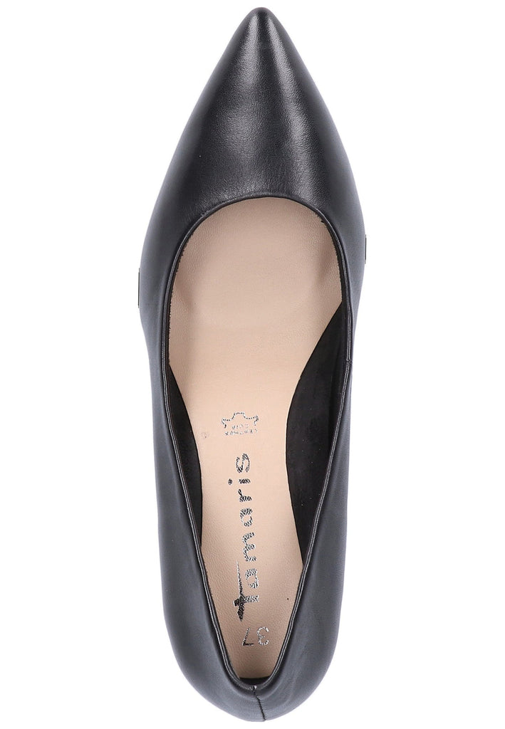 Tamaris Pumps Leder Schwarz - surf4shoes