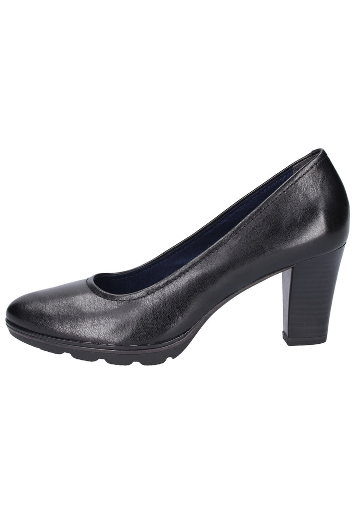Tamaris Pumps Leder Schwarz - surf4shoes