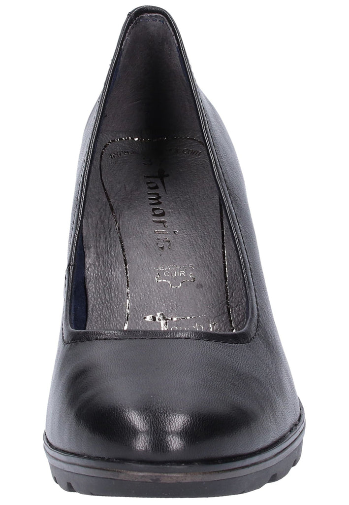 Tamaris Pumps Leder Schwarz - surf4shoes