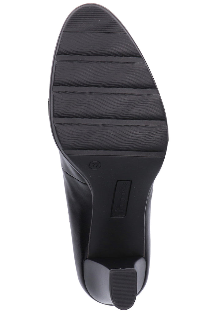 Tamaris Pumps Leder Schwarz - surf4shoes