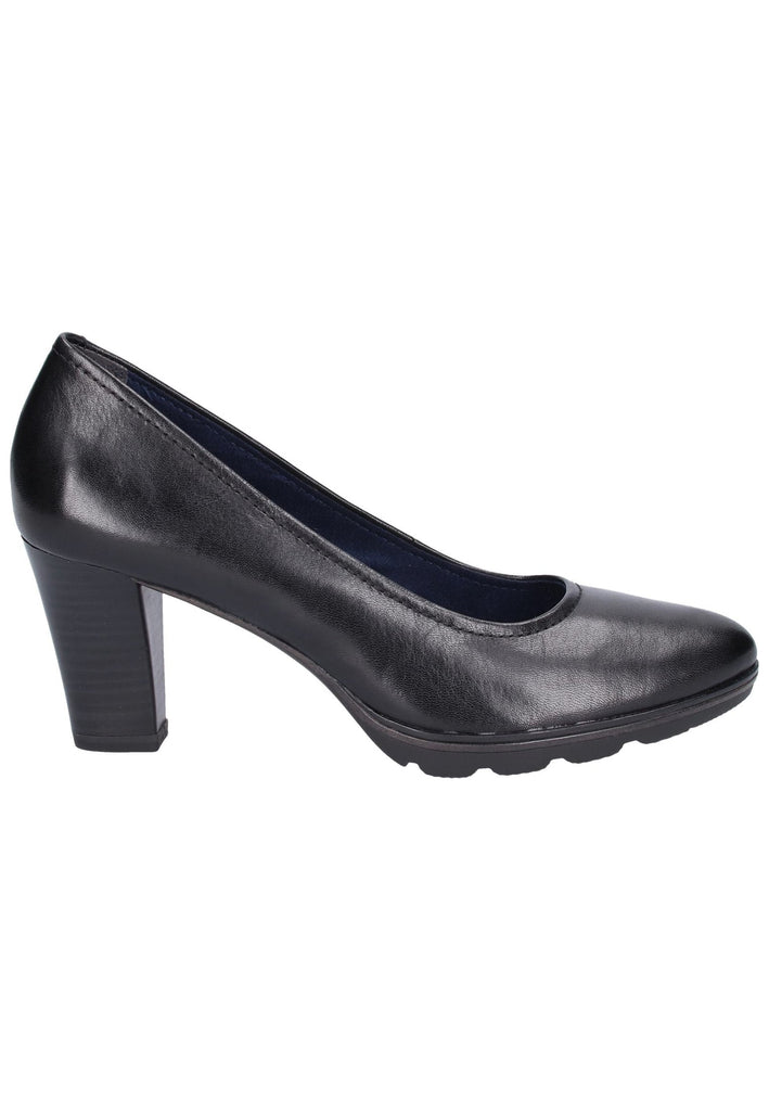 Tamaris Pumps Leder Schwarz - surf4shoes