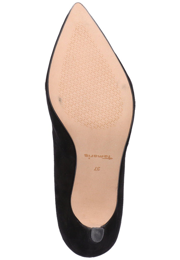 Tamaris Pumps Leder Schwarz - surf4shoes