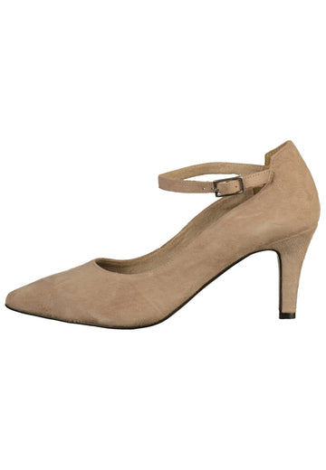Tamaris Pumps Leder Taupe - surf4shoes