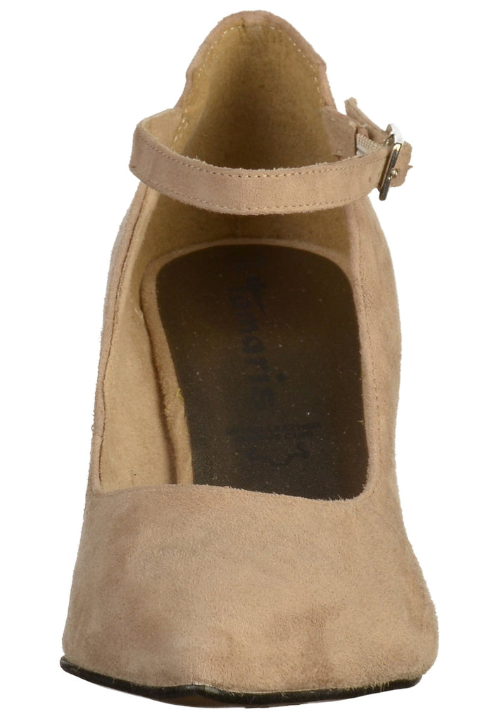 Tamaris Pumps Leder Taupe - surf4shoes