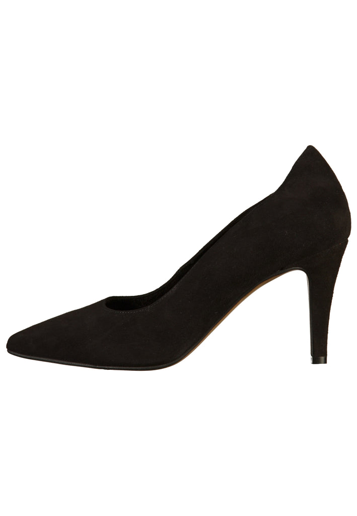 Tamaris Pumps Veloursleder Schwarz - surf4shoes
