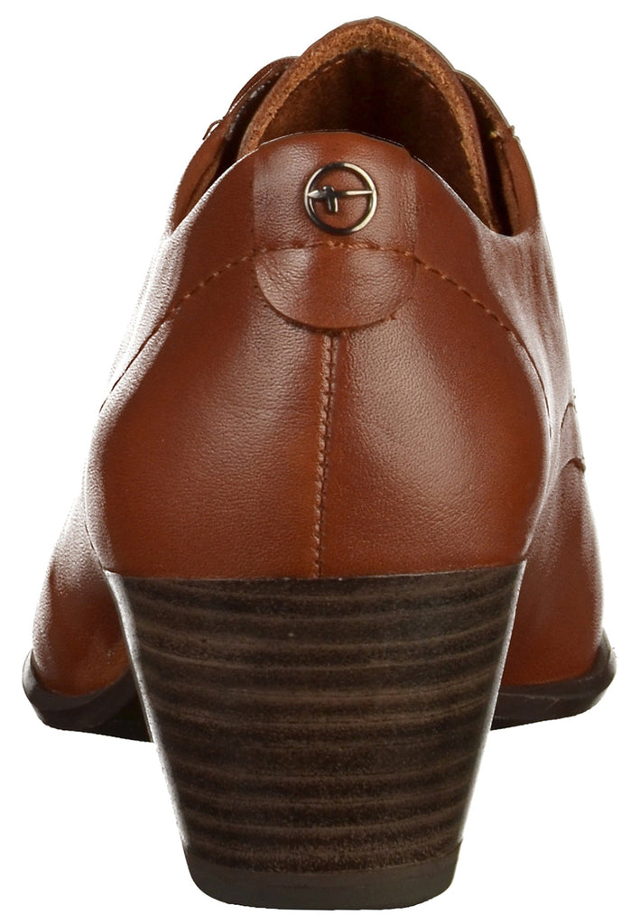 Tamaris Halbschuhe Leder Braun - surf4shoes