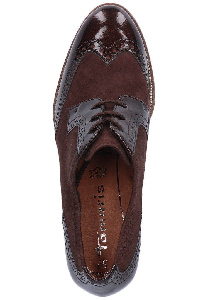 Tamaris Pumps Leder Braun - surf4shoes