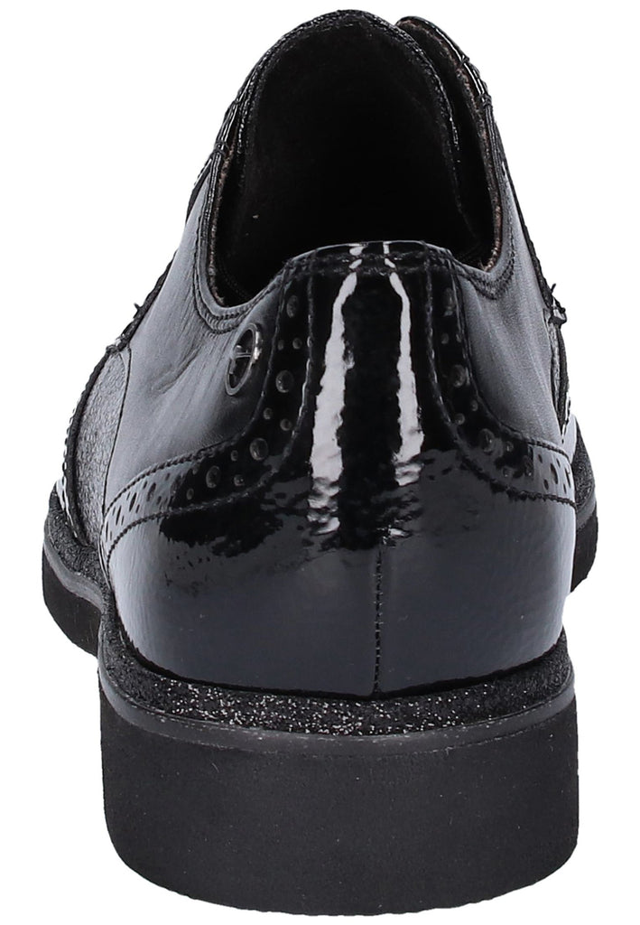 Tamaris Halbschuhe Leder/Textil Schwarz - surf4shoes