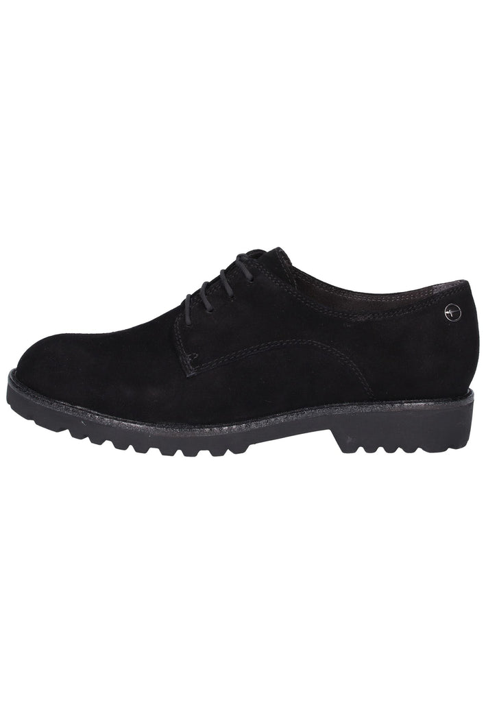 Tamaris Halbschuhe Lederimitat Schwarz - surf4shoes