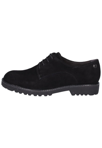 Tamaris Halbschuhe Lederimitat Schwarz - surf4shoes
