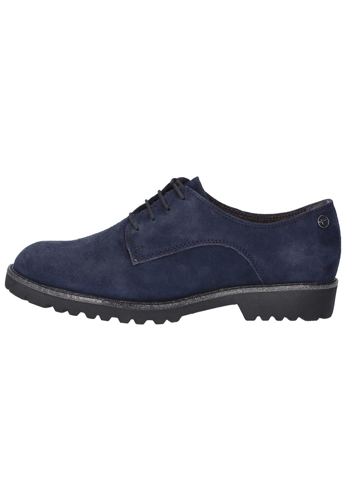Tamaris Halbschuhe Lederimitat Blau - surf4shoes