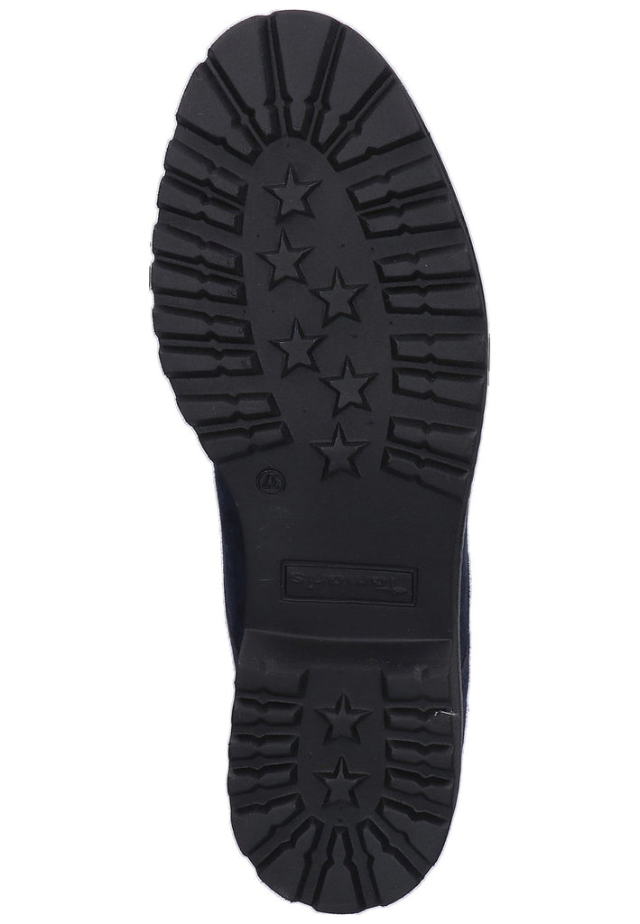 Tamaris Halbschuhe Lederimitat Blau - surf4shoes