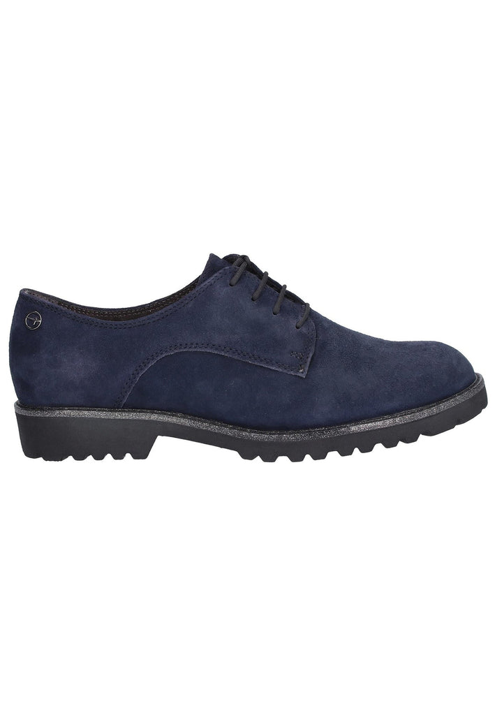 Tamaris Halbschuhe Lederimitat Blau - surf4shoes