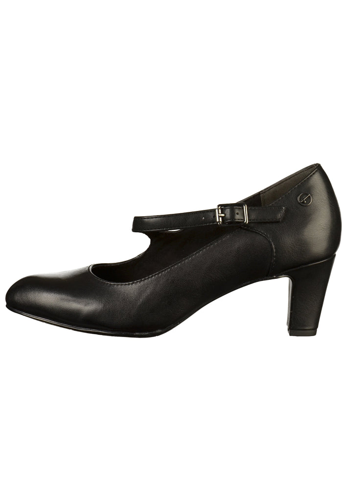 Tamaris Pumps Leder Schwarz - surf4shoes