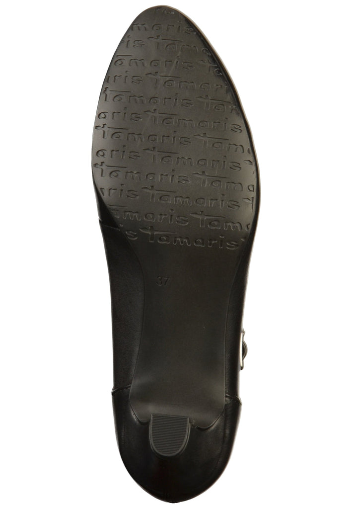 Tamaris Pumps Leder Schwarz - surf4shoes