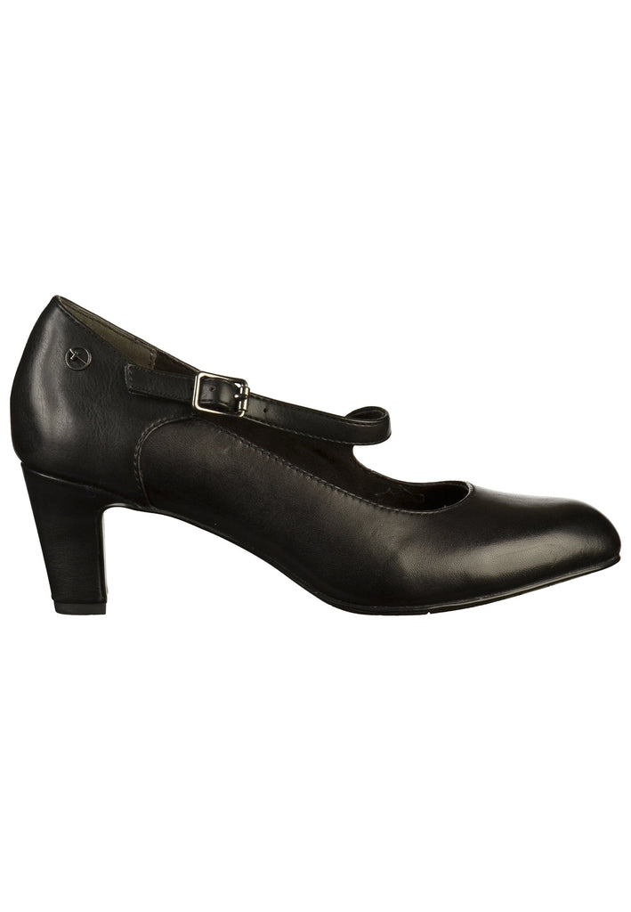 Tamaris Pumps Leder Schwarz - surf4shoes