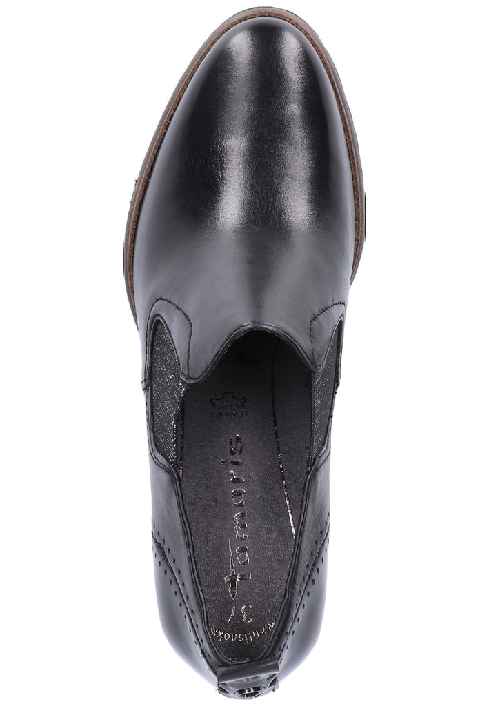Tamaris Pumps Leder Schwarz - surf4shoes