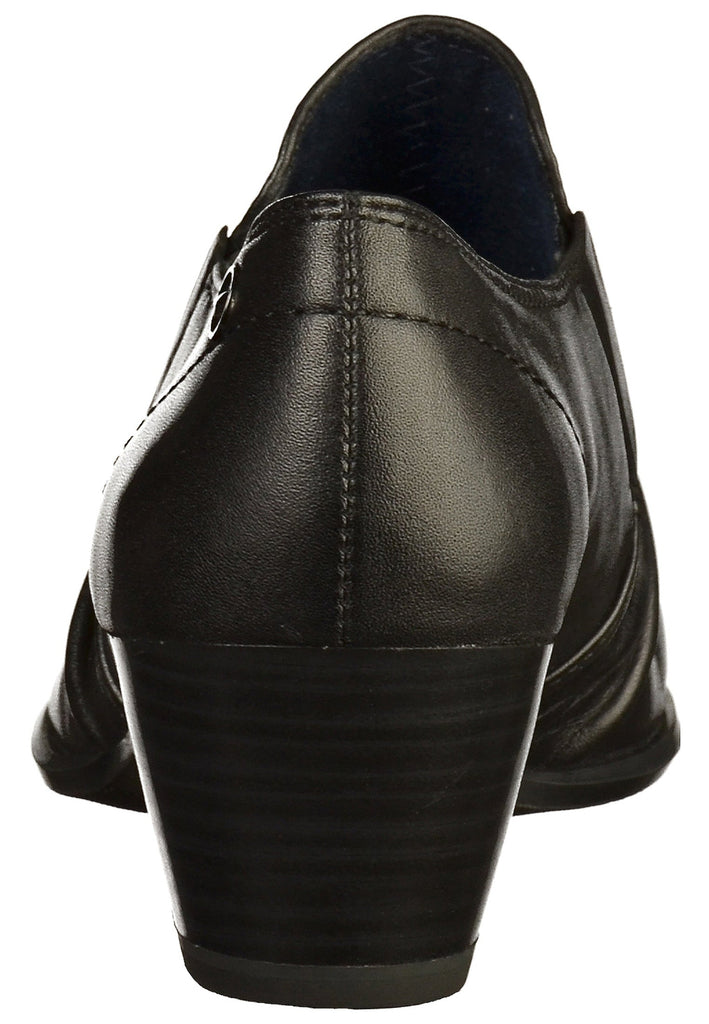 Tamaris Pumps Leder Schwarz - surf4shoes