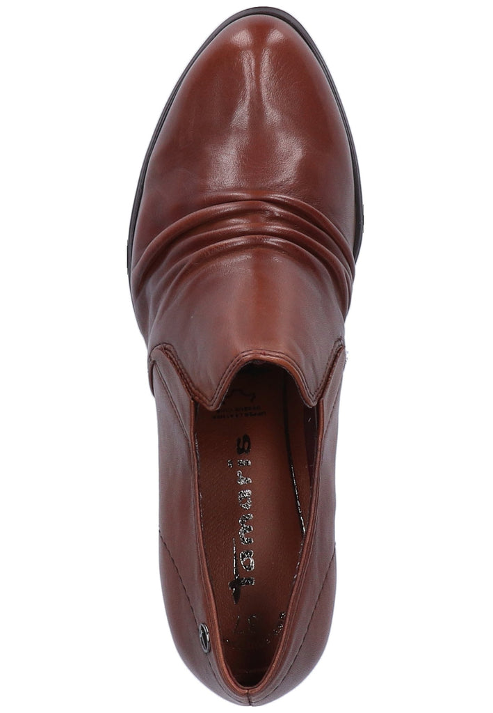 Tamaris Pumps Leder Braun - surf4shoes