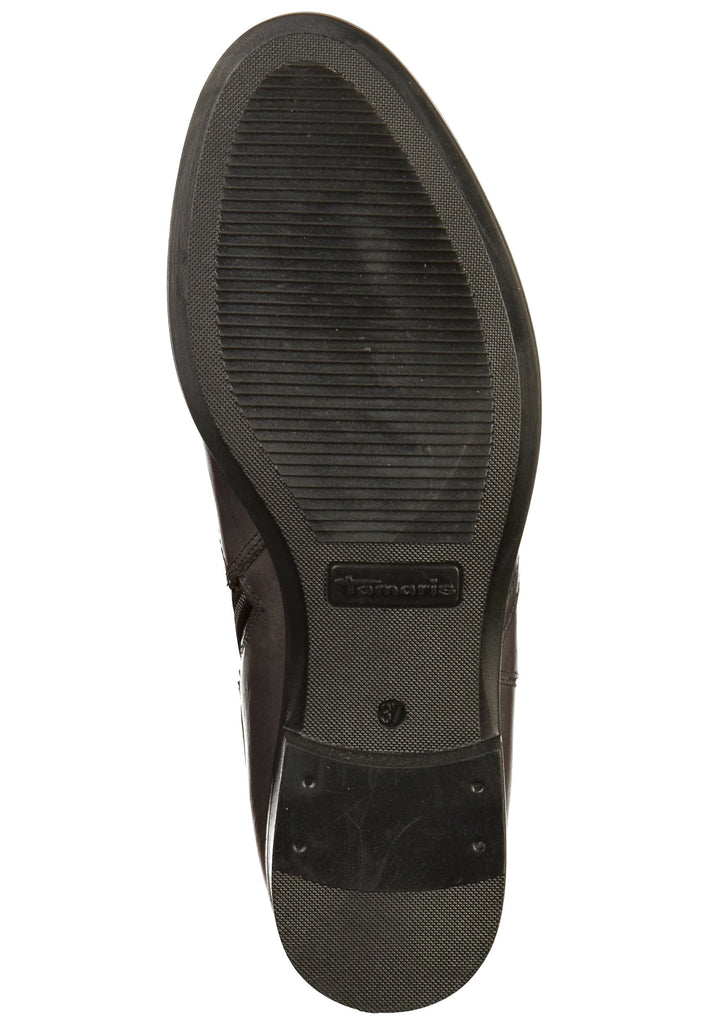 Tamaris Stiefelette Leder Anthrazit - surf4shoes