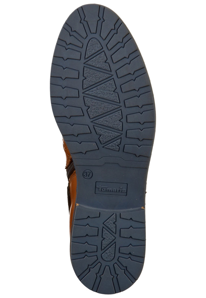 Tamaris Stiefelette Leder Braun - surf4shoes