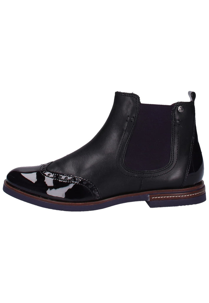 Tamaris Stiefelette Leder Schwarz - surf4shoes